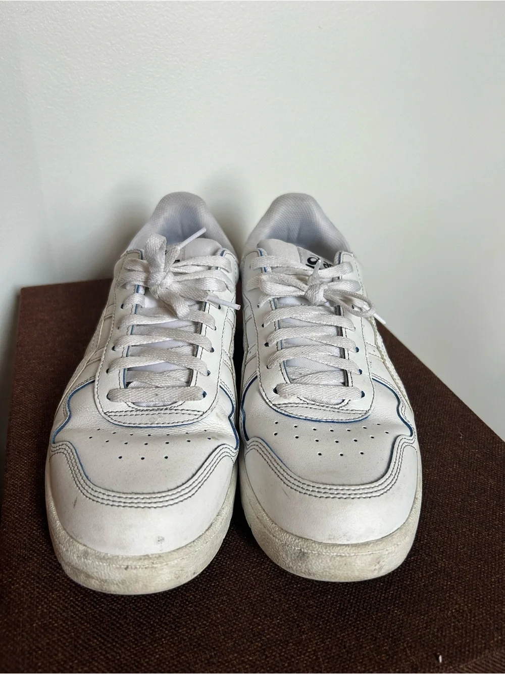 Asics all white